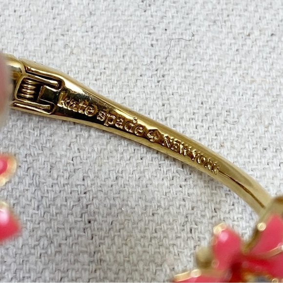 kate spade New York Glossy Petals Cuff Bracelet. - Picture 5 of 7